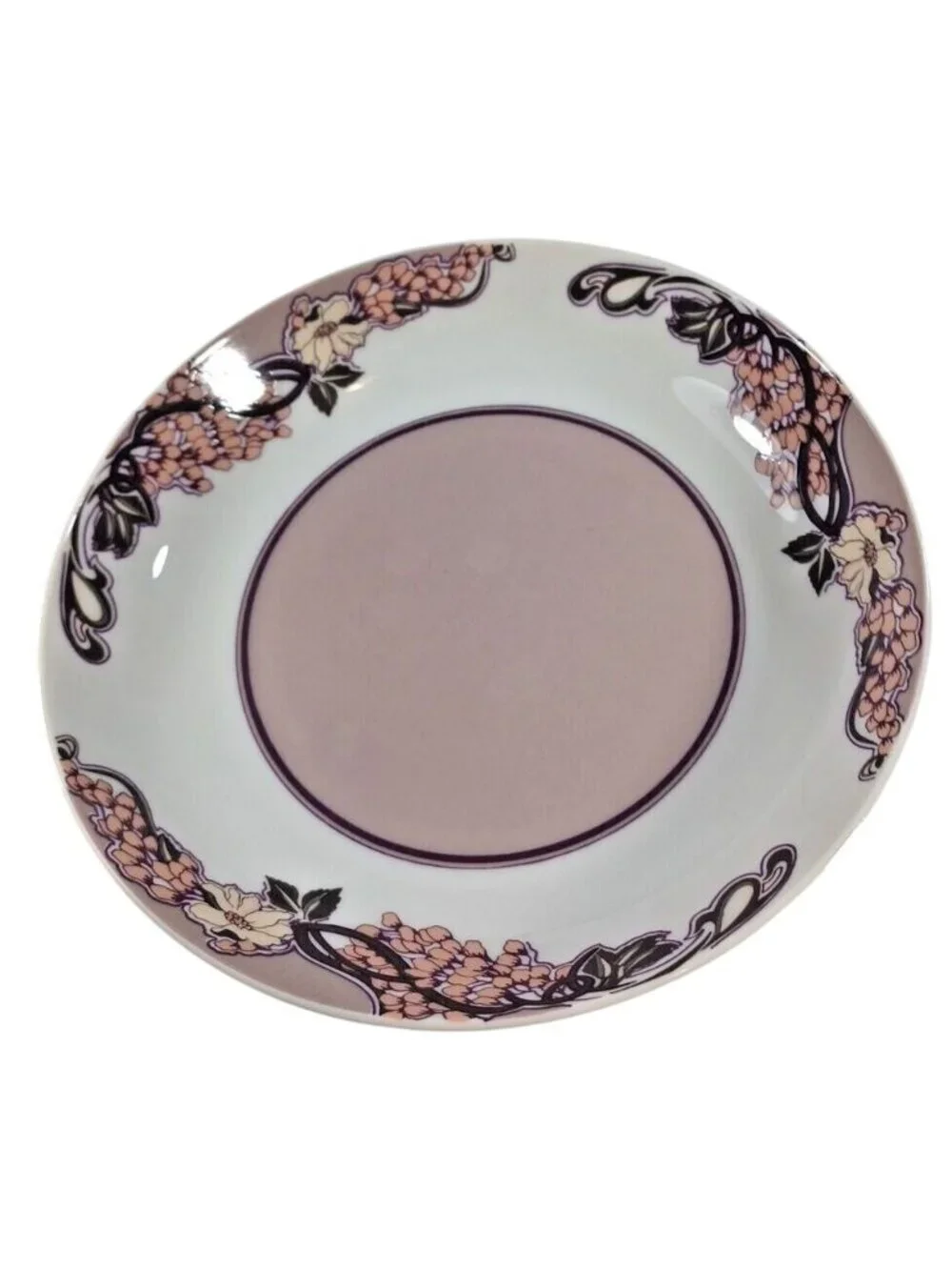 Georges Briard Floral Parisienne Art Nouveau Soup Pasta Salad Cereal Bowls 7 5/8
